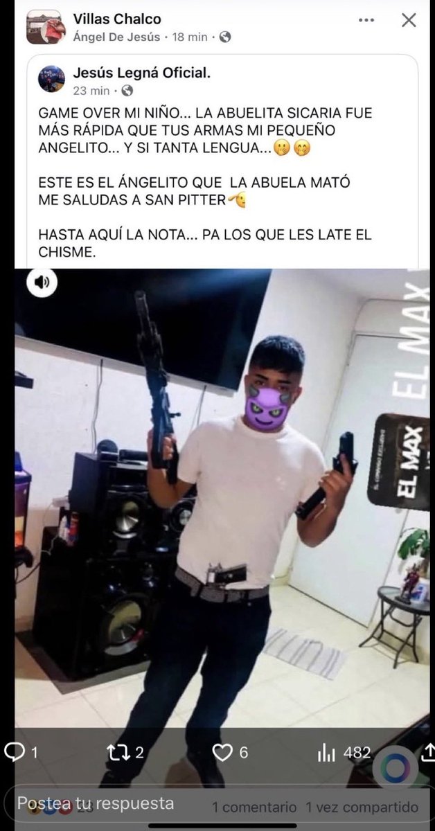 TendenciasMX's tweet photo. 🚨 Chalco, Ratas, Abuelita :
Porque después de que doña Carlota matara a dos ratas que invadieron su hogar.
🐁
Los velaron tirando balazos al aire por su duelo.
😭
Pero eran unos ángeles inocentes que "rentaban".
🤡
Jesús Hernandez, "El Cherk"
Javier "N", "El Klicas"
🐁🐁
#RT #TioTendencias #ULTIMAHORA #TrumpTariffs #NintendoSwitch2 #Trump #abuelitavengadora #Chalco #Edomex #CDMX