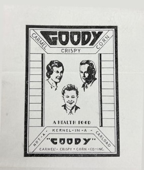 There’s not a kernel in a carload in Goody’s Carmel Crispy Corn, manufactured in Lakewood and trademarked on February 21, 1933! #trademarktuesday [SSTCM001]