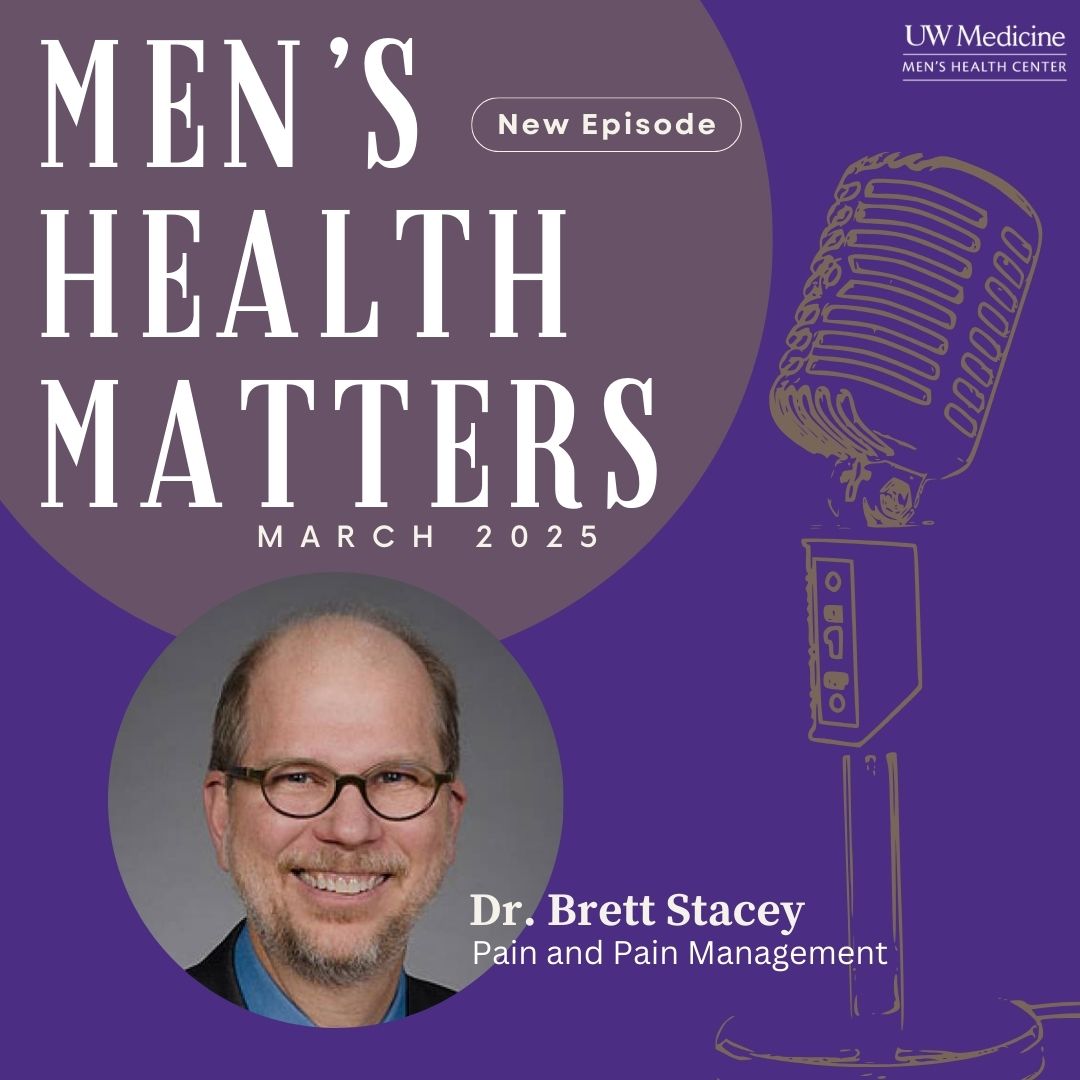 Chronic pain can be debilitating and greatly impact your quality of life. On March’s episode of Men’s Health Matters, <a href="/UWAnesthPainMed/">UW Anesthesiology & Pain Medicine</a> Dr. Brett Stacey dives into the topic of pain management in men. #menshealth