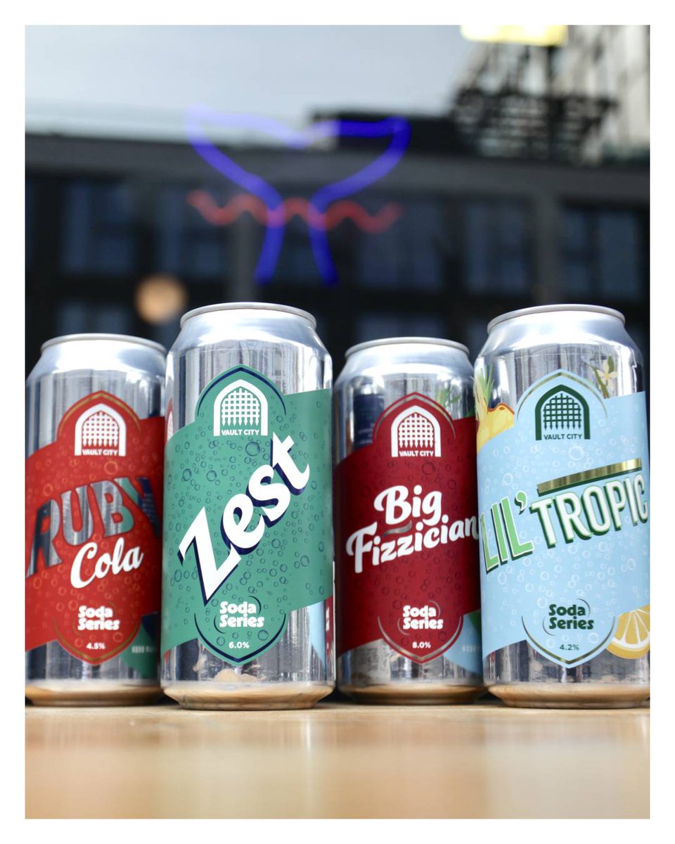 Vault City's newly launched series of fizzy drink inspired Sour Ales is fresh in, right in time for a spurt of gorgeous weather! Is it soda or is it beer? You be the judge. 

shop.ghostwhalelondon.com
