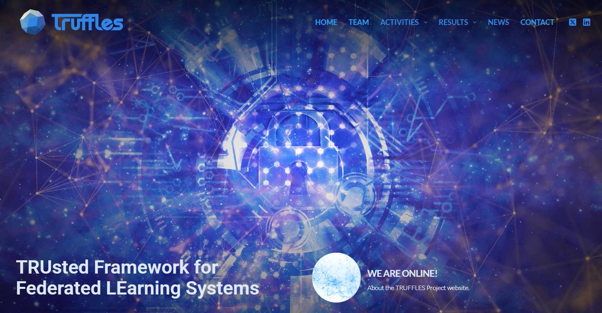 truffles_uvigo's tweet image. ⚠️ In #TRUFFLES, we’re tackling challenges in #FederatedLearning and #DistributedMachineLearning, like data privacy, secure aggregation, and network vulnerabilities.
🌐Find more about our project on our website: truffles.webs.uvigo.es
#Innovation #Challenges #DataPrivacy #AI