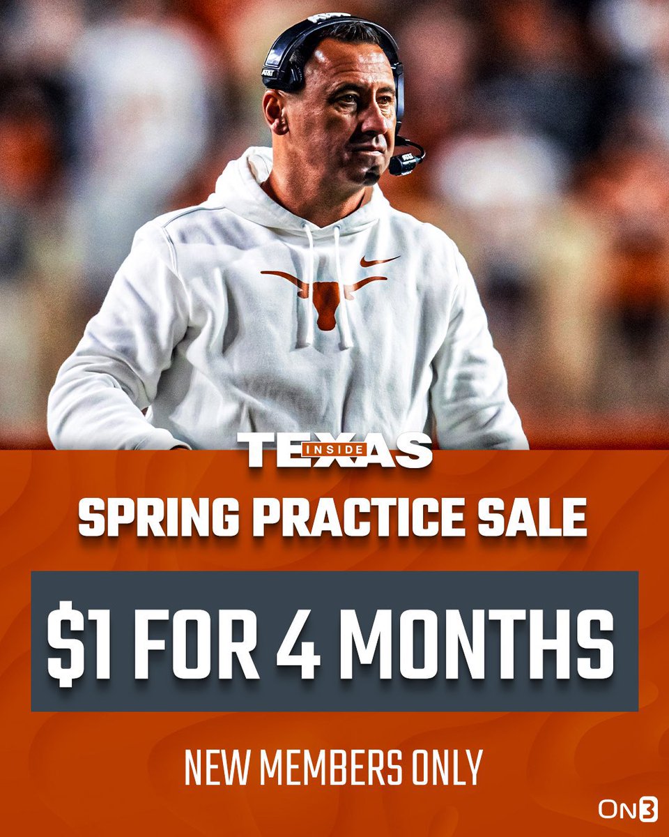 Inside Texas (@insidetexas) on Twitter photo NEW — Top 2027 LB target Taven Epps views Texas as a top school
The Tustin (Calif.) native talks recruiting process, his ATX visit, and three schools that are standing out.
STORY, via <a href="/justinwells2424/">Justin Wells</a>..
Try IT+PLUS for $1: on3.com/teams/texas-lo… (On3+) <a href="/On3Recruits/">On3 Recruits</a> NEW — Top 2027 LB target Taven Epps views Texas as a top school
The Tustin (Calif.) native talks recruiting process, his ATX visit, and three schools that are standing out.
STORY, via <a href="/justinwells2424/">Justin Wells</a>..
Try IT+PLUS for $1: on3.com/teams/texas-lo… (On3+) <a href="/On3Recruits/">On3 Recruits</a>
