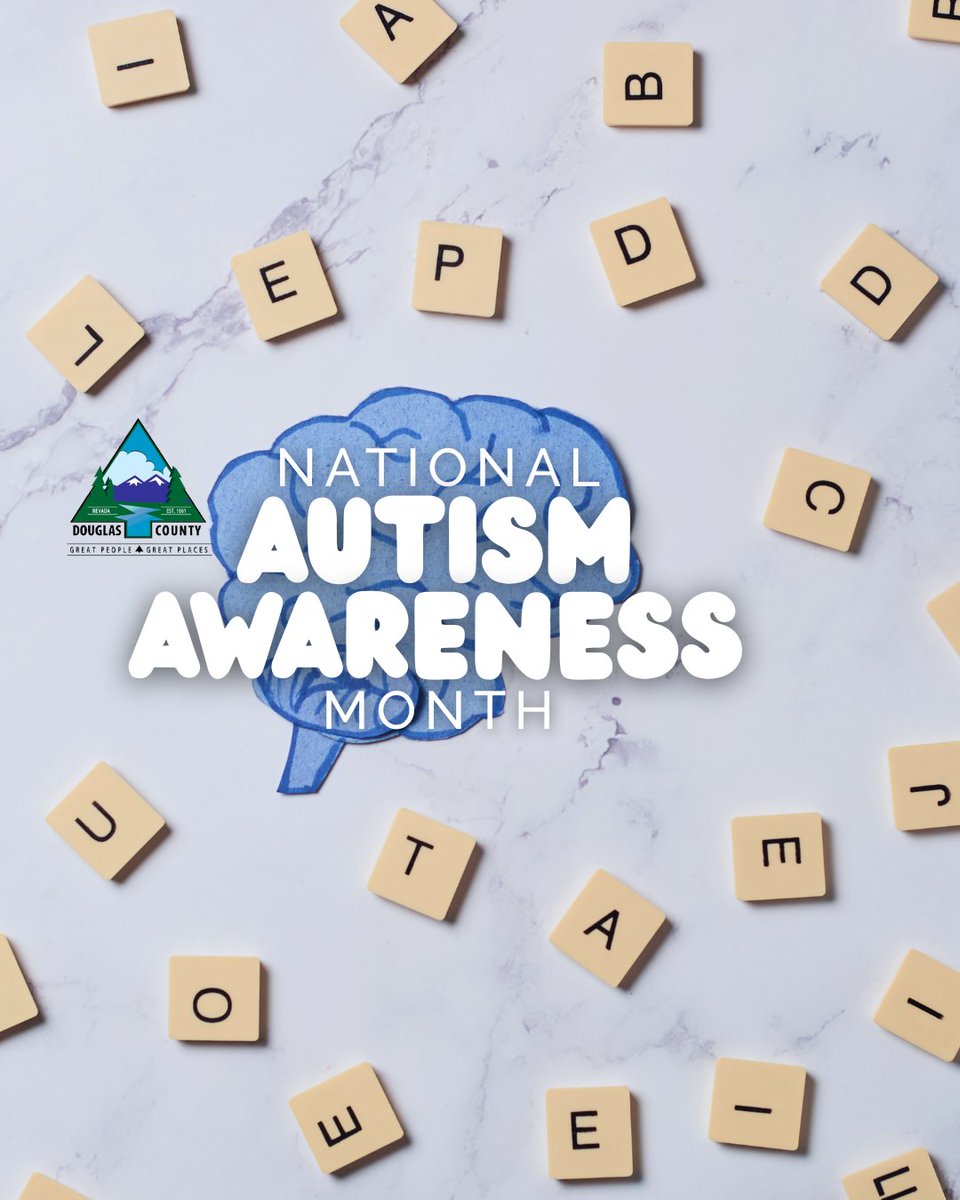 CountyofDouglas's tweet image. This April, Douglas County stands in support of Autism Awareness Month. Together, we can build a more inclusive, understanding, and compassionate community for all. 💙 #AutismAwareness #CelebrateDifferences #DouglasCountyNV