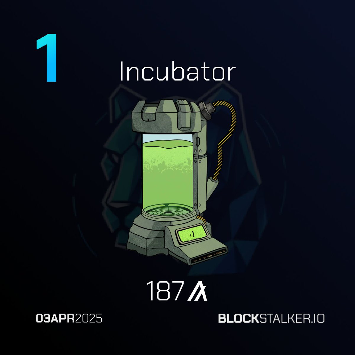 BlockStalkerBot's tweet image. BlockStalker.IO Daily Digest
Top 3 NFT Sales 🖼️
└ 🥇 Incubator
└ 🥈 Kiddie Glodie #026
└ 🥉 Revived Lundi #61