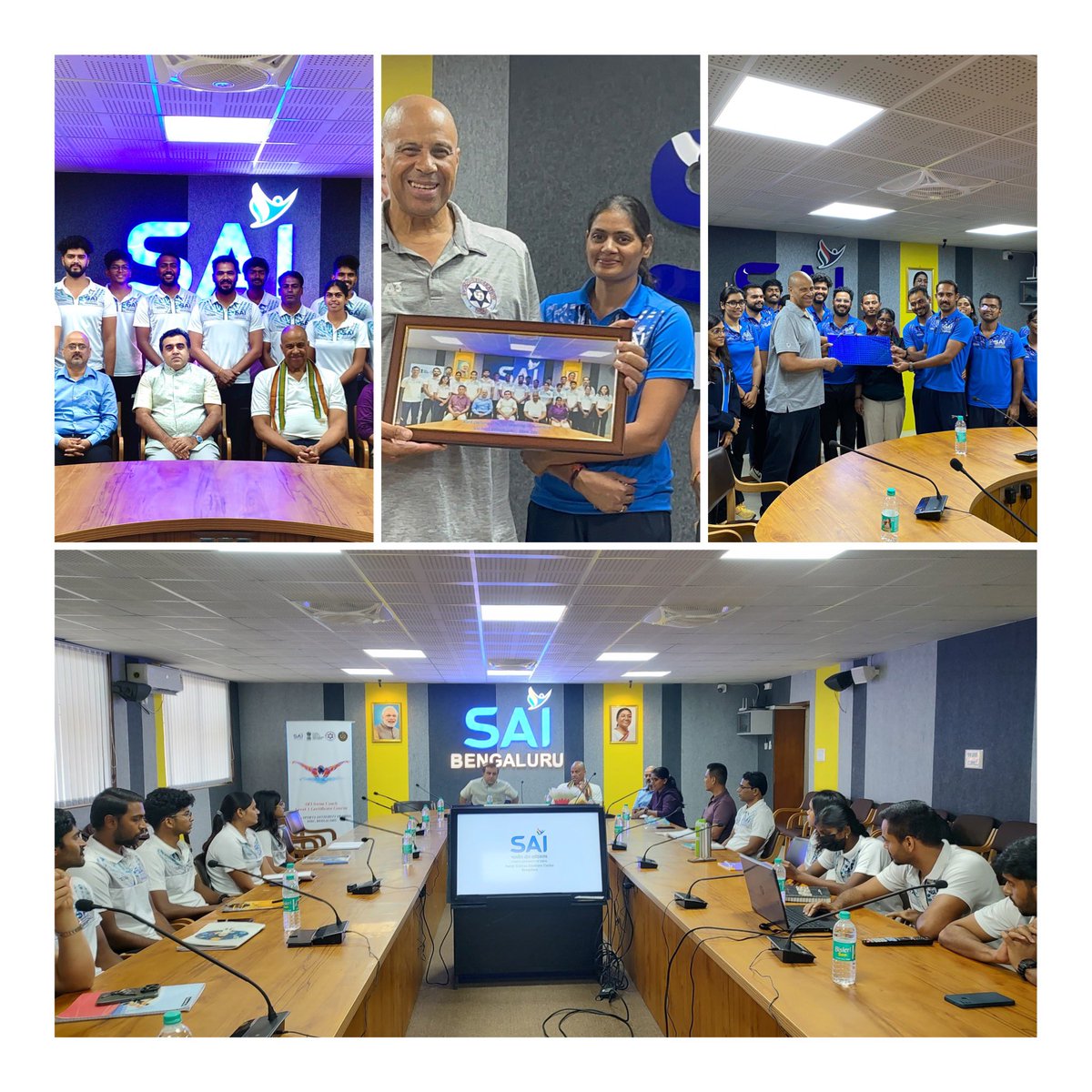 62nd Batch of NIS Diploma completed the SFISwim Coach Level 1 Certification course at SAI regional centre Bengaluru . Conducted by SFI National Program Director Chris Martin. Going forward all batches of NIS Diploma will concurrently be SFI Level 1 certified coaches. A SAI-SFI