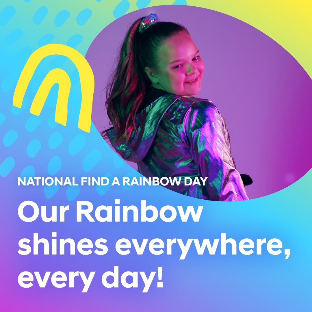 Raynie is the brightest rainbow we know! 🤍 Drop a 🌈 in the replies to celebrate her today!