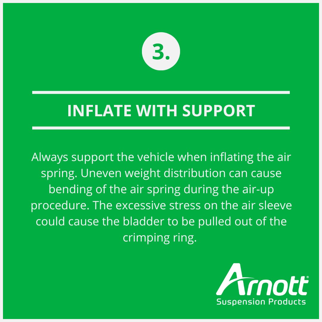 ArnottAir's tweet image. Air Springs – Installation Tips 

Installing air springs? Avoid costly mistakes with these essential tips! 
Share these tips with your fellow installers!

#AirSpring  #AutoRepair #MechanicTips #CarMaintenance #Suspension #SuspensionMaintenance #AirSuspensionMaintentance