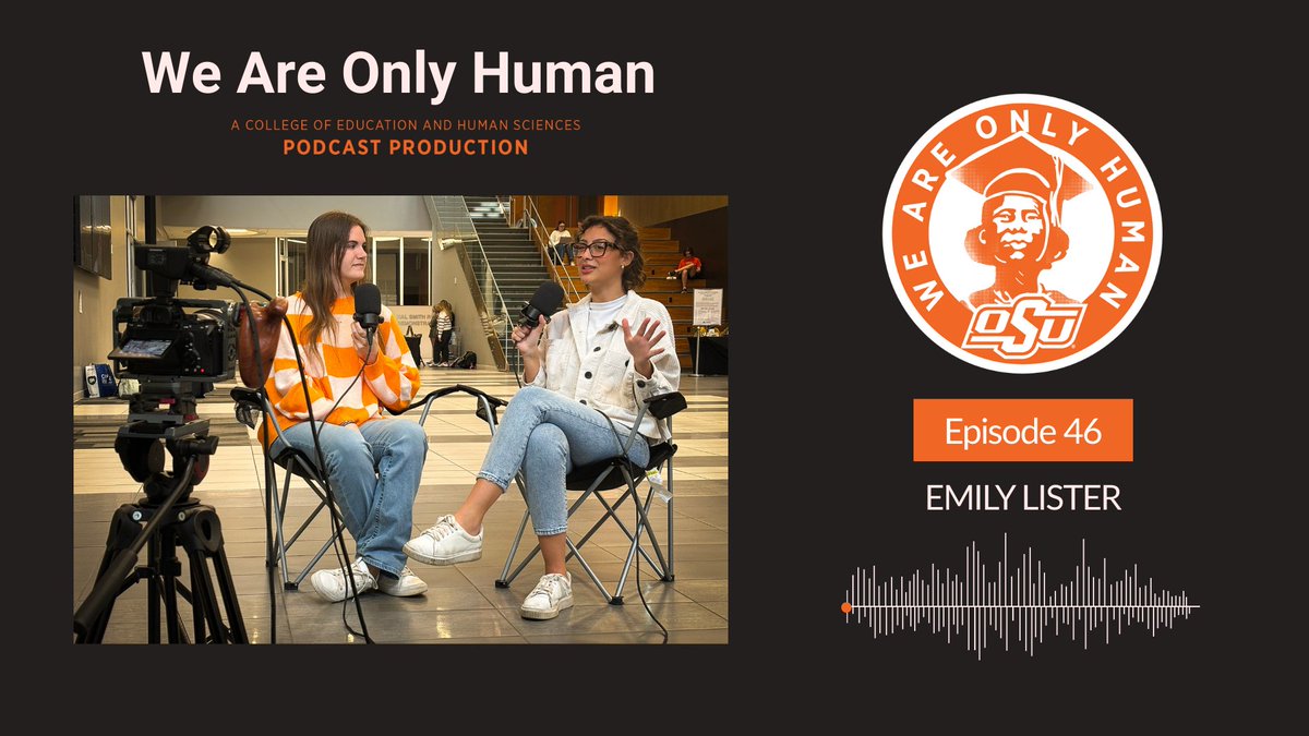 Another week, another story! On Episode 46 we visited with Emily Lister.
Learn about her study abroad experience and goals for returning to NASA by tuning into this week's episode of We Are Only Human!

#PeoplePassionPurpose

youtu.be/F2qO8BKKjX4
creators.spotify.com/pod/show/osuce…