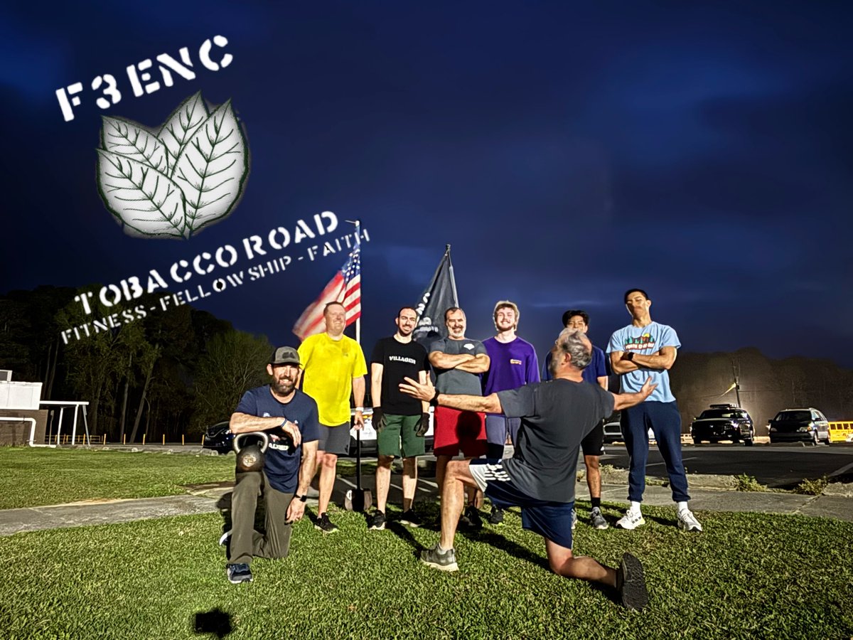 F3ENC's tweet image. 57 #f3enc men today!  #f3nation #f3counts 
23 @ #thegoodfight
11 @ #therush
11 @ #theclydeddales
8 @ #tobaccoroad
2 @ #blackops
2 #downrange