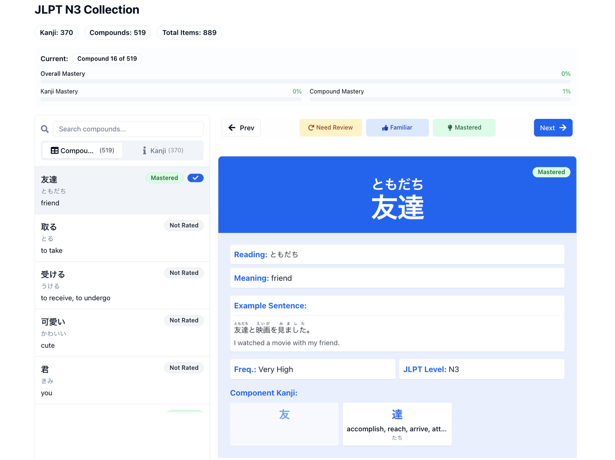 AdilMouja's tweet photo. How I built a Japanese Kanji learning app @KanjiMasterAI  using AI-assisted coding (@cursor_ai  + @AnthropicAI), despite minimal React/Next.js experience. From idea to launch in weeks! Below is the story 👇
https://t.co/N7Q3ZUsOrA

Tech stack: @nextjs , @supabase , @stripe , @vercel