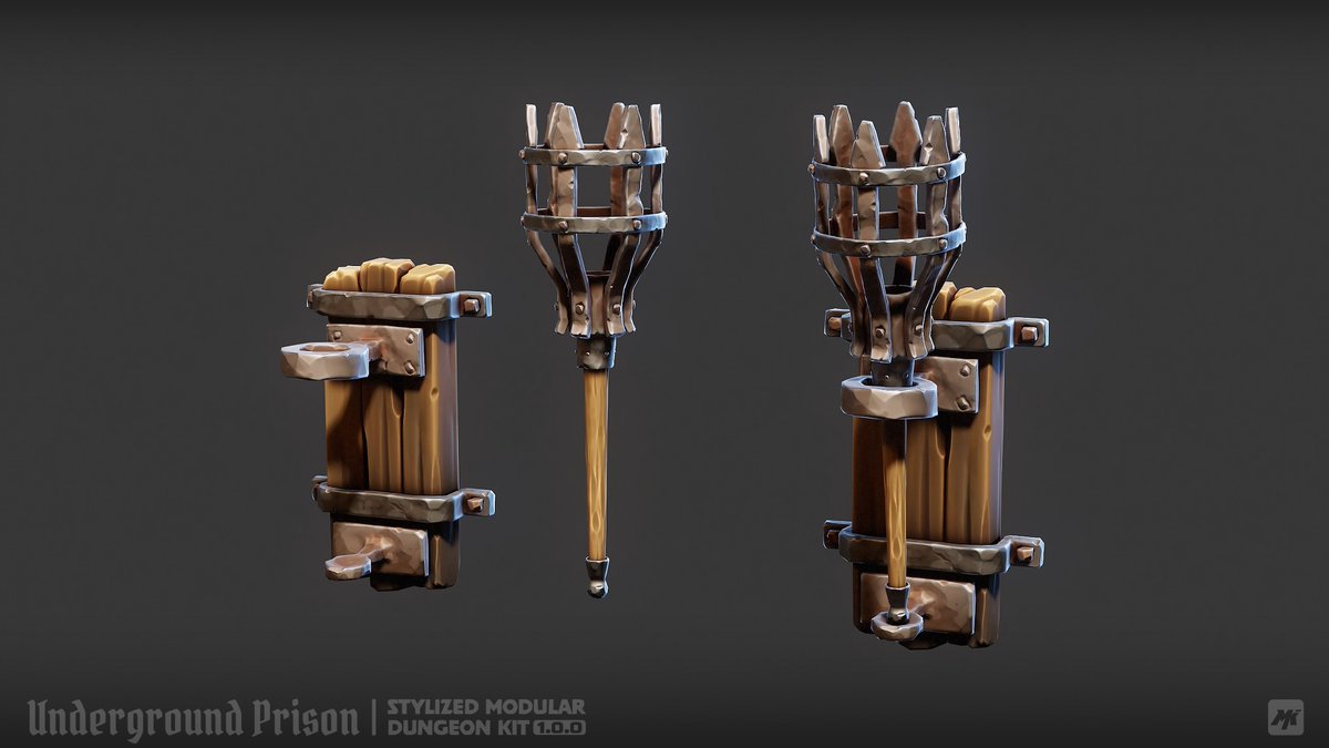 MaxKillStudios's tweet photo. STYL-Underground Prison - Stylized Modular Dungeon Kit | Torch
🎬 Official Trailer: https://t.co/l9RGuY6Pga
.
🌐 Learn more on our studio site:
https://t.co/SqXo5bhR5R

#Unity3D #GameAssets #IndieDev #Stylizedart #gameArt #StylizedEnvironment #gamedev #madewithunity