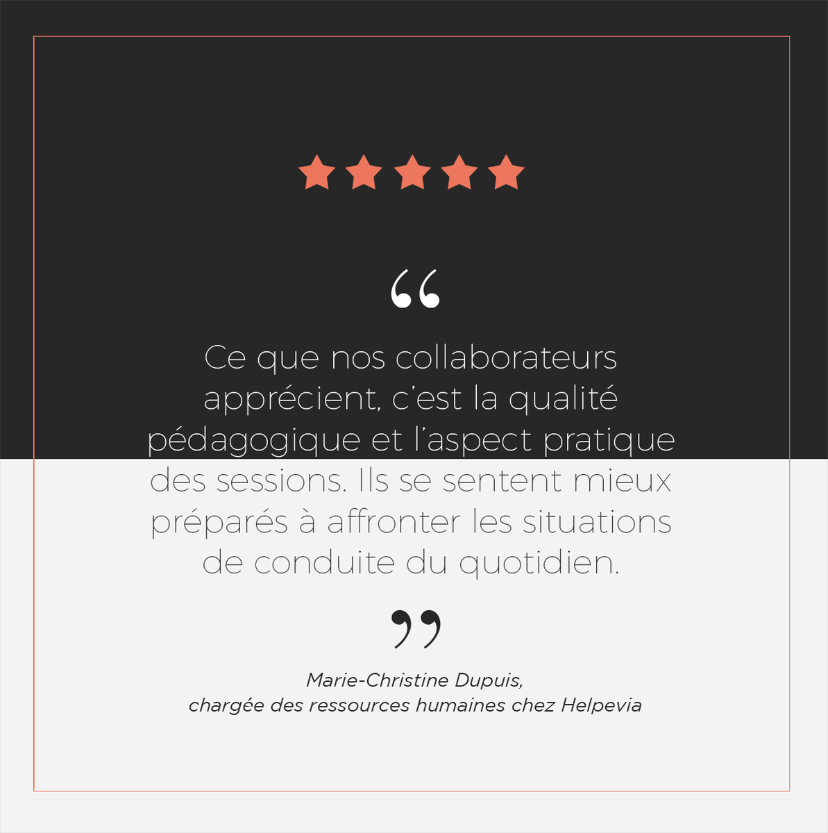Centaure_PN's tweet image. 🗣️ « Ce que nos #collaborateurs apprécient, c’est la qualité pédagogique et l’aspect pratique des sessions. » Marie-Christine Dupuis, RH chez #Helpevia, partage son retour sur les formations Centaure Paris-Normandie pour ses collaborateurs. Merci à Helpevia pour sa fidélité !