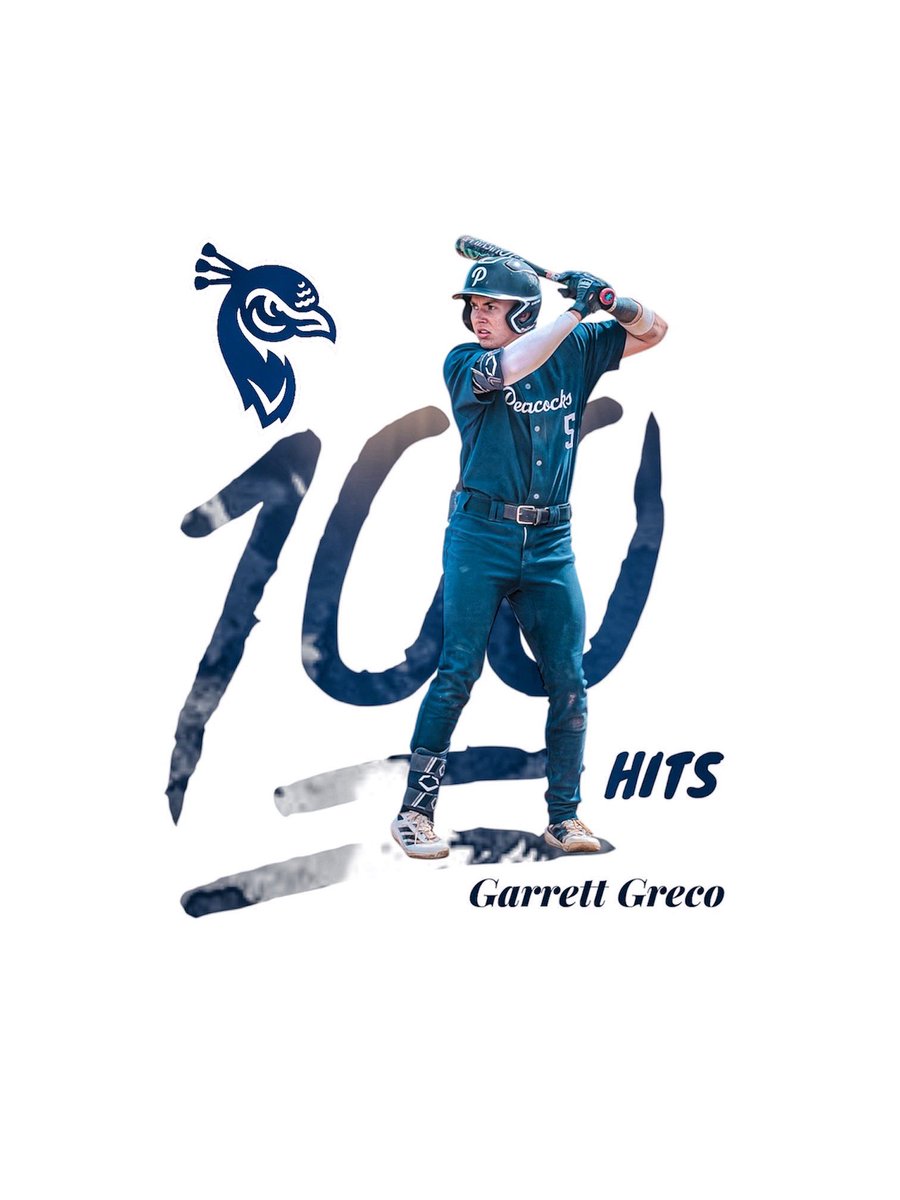 Another Peacock with 1️⃣0️⃣0️⃣ career hits! Congratulations on this milestone Garrett❕

#StrutUp 🦚