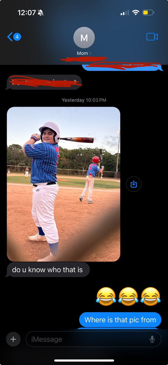 Mom saw that little fat shit yesterday