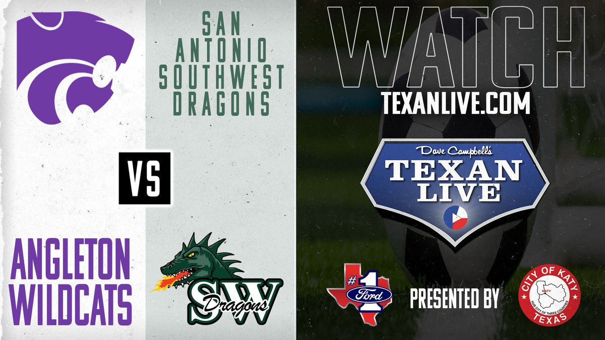Dave Campbell’s Texan Live - Texanlive.com (@texan_live) on Twitter photo State Semi-Finals
🏟️ Legacy Stadium
⚽️ Angleton vs San Antonio Southwest (Boys)
📅 Friday, April 4th
🎙️ <a href="/sportsguy409/">LJR SPORTS Media</a>
⏰ 7PM Start
📺 bit.ly/4jbHHDT
#TXHSSOC #Dctf #TexanLive State Semi-Finals
🏟️ Legacy Stadium
⚽️ Angleton vs San Antonio Southwest (Boys)
📅 Friday, April 4th
🎙️ <a href="/sportsguy409/">LJR SPORTS Media</a>
⏰ 7PM Start
📺 bit.ly/4jbHHDT
#TXHSSOC #Dctf #TexanLive