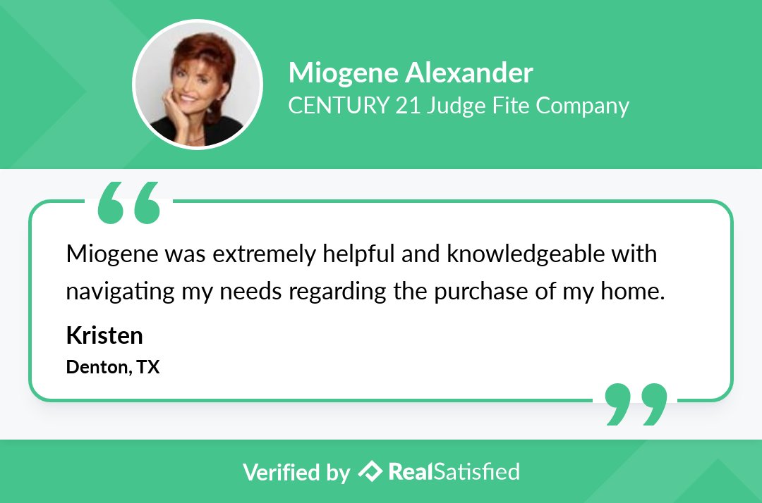 RealtorMiogene's tweet image. I’ll take a recommendation like this anytime! realsatisfied.com/Miogene-Alexan… via @realsatisfied