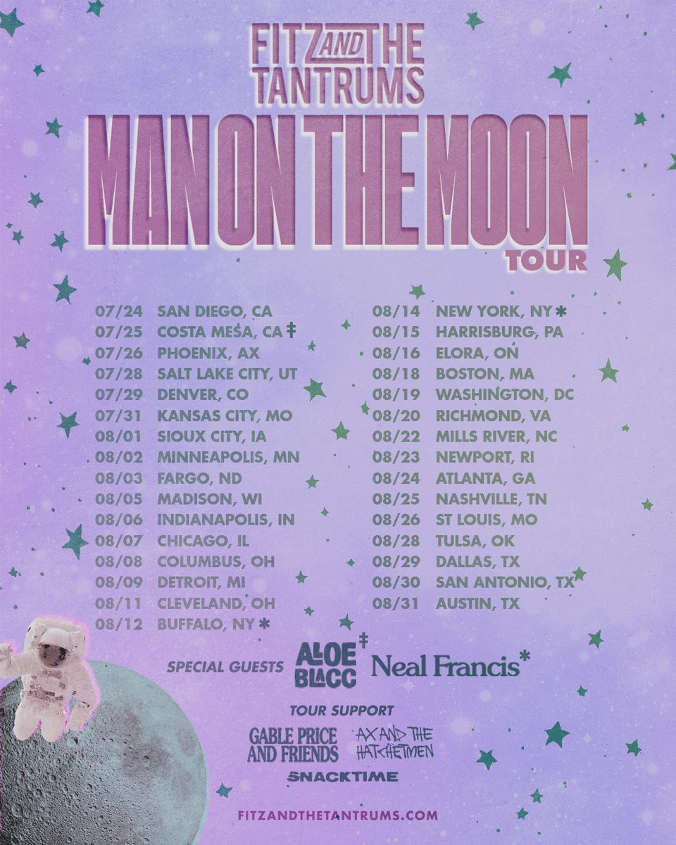 SweetRelief's tweet photo. #SweetSupporters @FitzAndTantrums are hitting the road this summer! Tickets are on sale NOW >>> https://t.co/AVEWidzHnG https://t.co/0sZijJjR9K