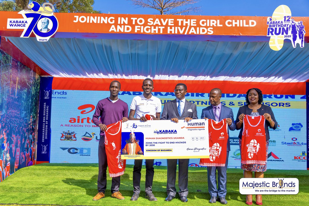 Today, we were honoured receive the support of <a href="/HDU_official/">Human Diagnostics Uganda LTD</a> in the fight to end HIV/AIDS by 2030. 

HDU was received by Katikkiro of Buganda Charles Peter Mayiga at Bulange Mmengo.

#KabakaBirthdayRun2025