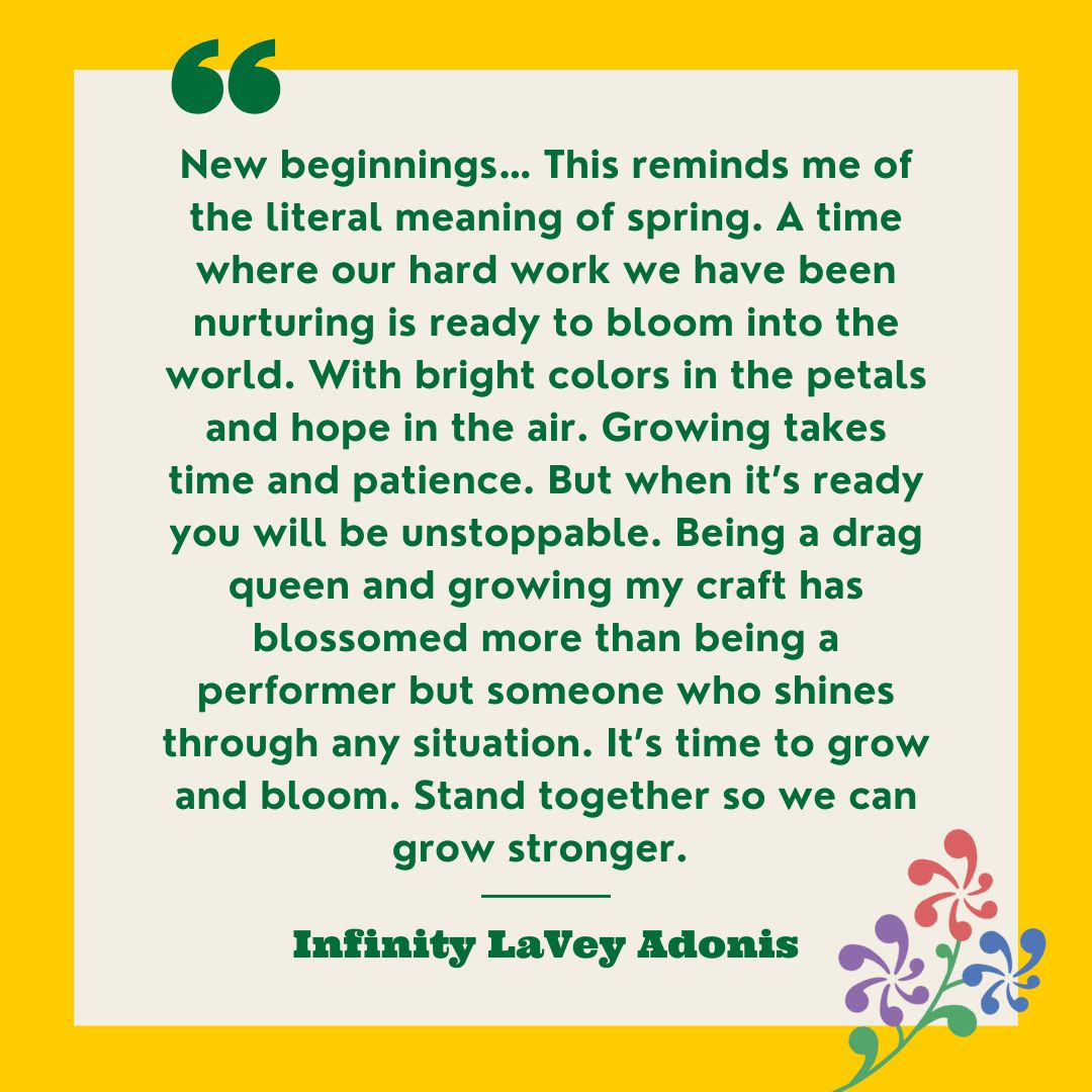 pridebrazos's tweet photo. It's Spring! A season that represents growth, transformation, and renewal. Join Pride Community Center for our Annual BBQ. We'll have live performances featuring Infinity LaVey Adonis. Come out and watch her perform on Saturday, April 26th at The 101. The BBQ begins at noon. https://t.co/gPnwyQdli6