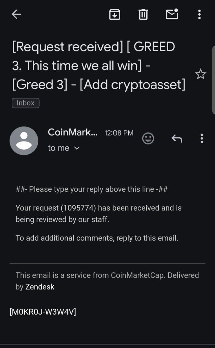 The CoinMarketCap application has been submitted for Greed 3. Let's send this rocket <a href="/stoolpresidente/">Dave Portnoy</a> !!!

<a href="/krakenfx/">Kraken</a> are you gonna be next? 🤔