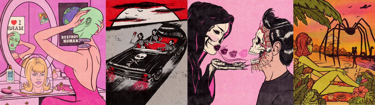 super honored to be featuring Classy Creeps work in our newest education artbook Shrouds &amp; Shadows. I just love her aesthetic and sense of humor. kickstarter.com/projects/rende…