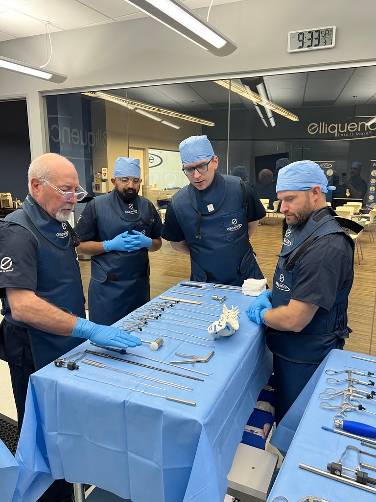 UofL Neurosurgery (@uoflneurosurg) on Twitter photo Learning new skills for endoscopic spine surgery. Dr. Raja Jani, PGY-7, Dr. Gary Oxford, PGY-6, & Dr. David Freeman recently went to Boca Raton to visit the Elliquence Lab. Did you know Dr. Freeman was the first in Kentucky to perform this type of spine surgery?
<a href="/UofL/">University of Louisville</a> <a href="/UofLHealth/">UofL Health</a> Learning new skills for endoscopic spine surgery. Dr. Raja Jani, PGY-7, Dr. Gary Oxford, PGY-6, & Dr. David Freeman recently went to Boca Raton to visit the Elliquence Lab. Did you know Dr. Freeman was the first in Kentucky to perform this type of spine surgery?
<a href="/UofL/">University of Louisville</a> <a href="/UofLHealth/">UofL Health</a>