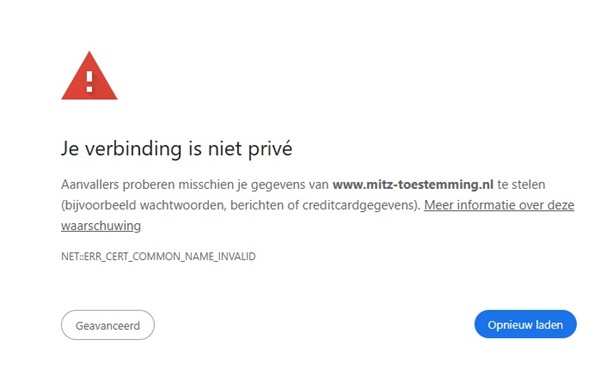 Man-in-the-middle-attack op website Mitz-toestemming of forse slordigheid? Enige tijd onbereikbare website Mitz-toestemming roept vragen op. <a href="/zcertNL/">Z-CERT</a> <a href="/ncsc_nl/">NCSC-NL</a> <a href="/LHVhuisartsen/">LHV</a> <a href="/VPHuisartsen/">VPHuisartsen</a> zorgictzorgen.nl/man-in-the-mid…