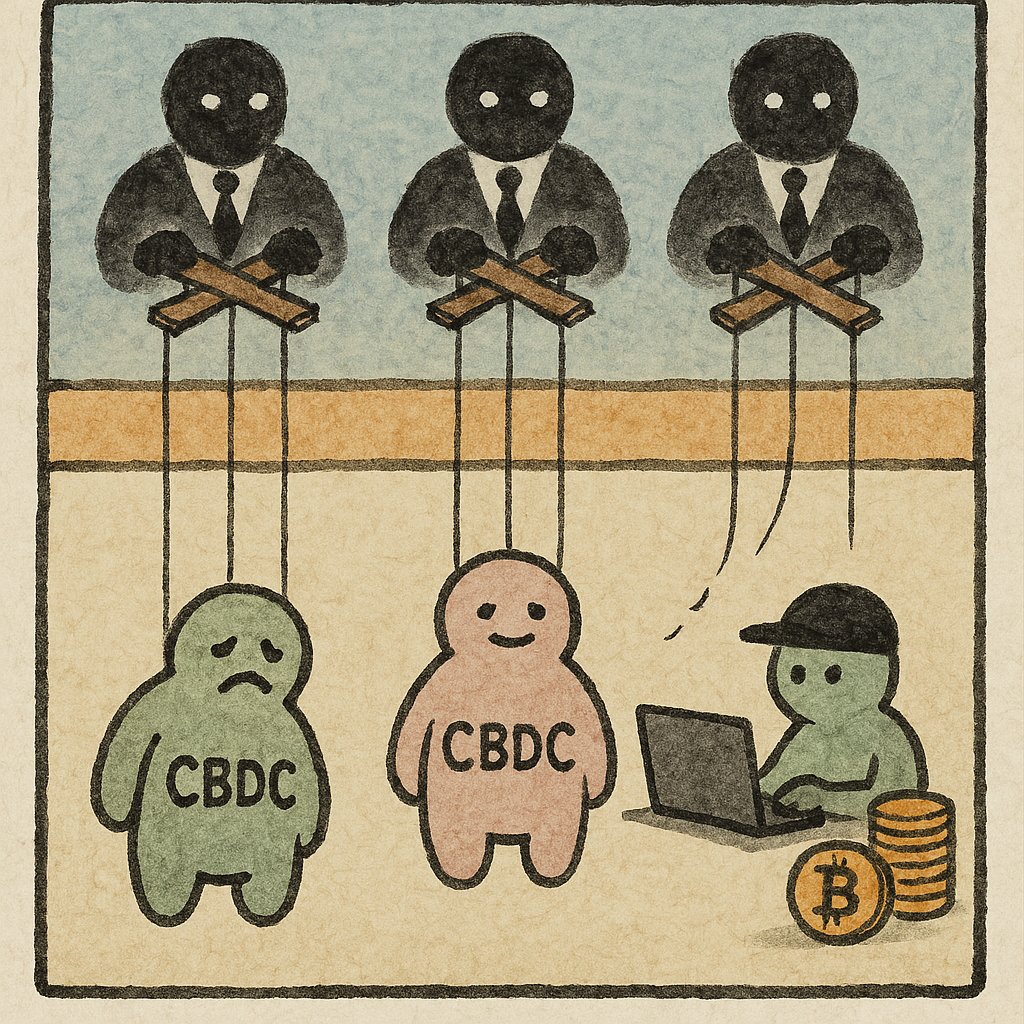 Central Bank Digital Currencies are the state's attempt to compete with #Bitcoin while maintaining absolute control