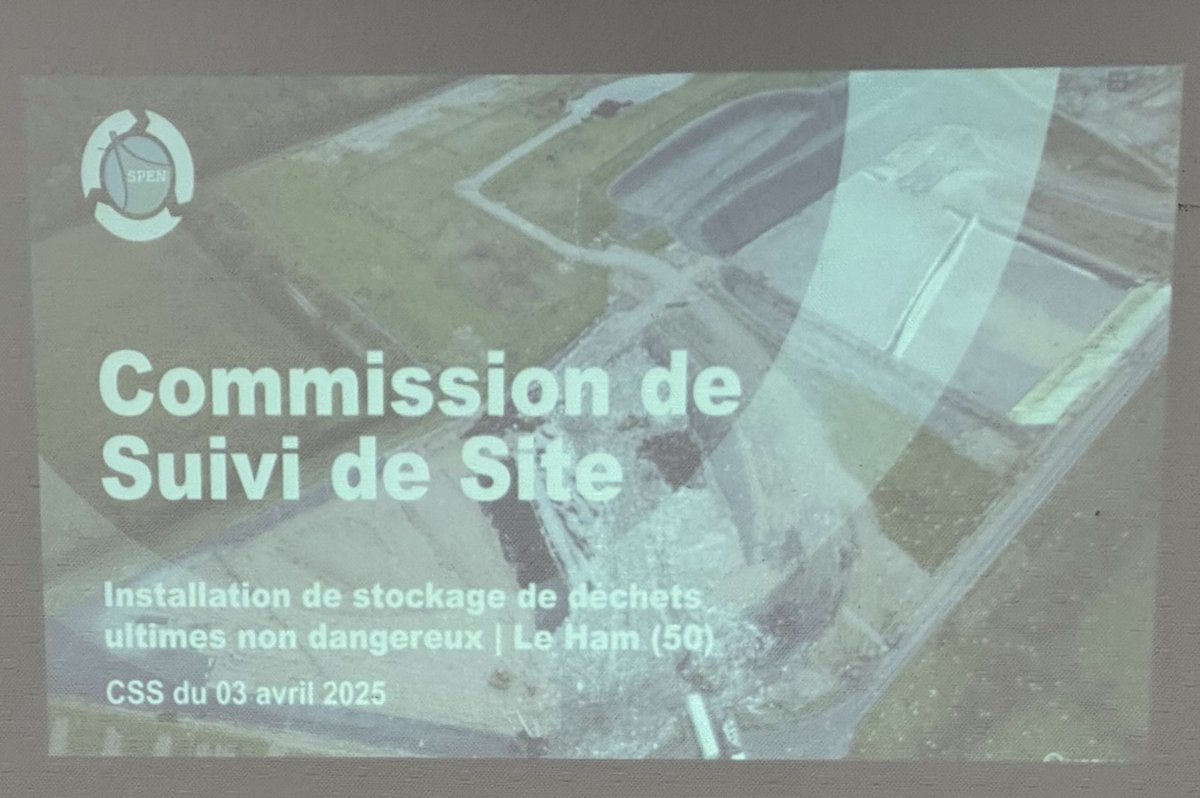 phgosselin's tweet photo. #LeHam #Déchets #Enfouissement
Présent ce jeudi à la Commission de suivi du Centre d’enfouissement des déchets du Ham.
Les nuisances olfactives sont souvent insoutenables, les nuisances sanitaires ne sont pas exclues.
Tout doit être fait pour supprimer ces différents impacts. https://t.co/gtvaR7sJ4H