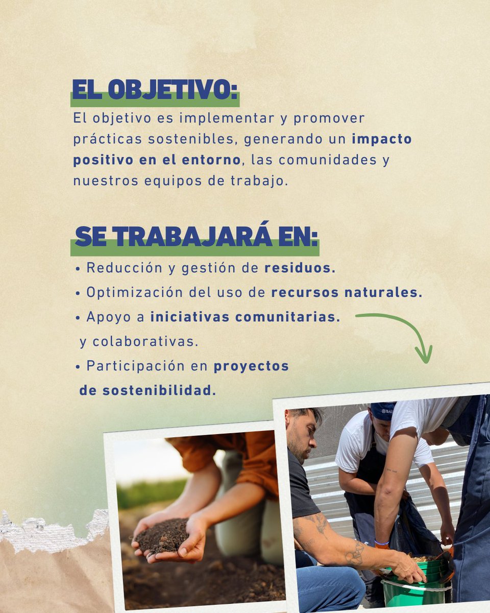🌱 Desde Valos celebramos el compromiso de #Saigro con la sostenibilidad.
Lanzaron su Área de Sostenibilidad. Además, iniciaron un proyecto de compostaje junto a Alternativa Hummus y se sumaron a Empresas Sostenibles de Godoy Cruz.
 #Sostenibilidad #ImpactoPositivo