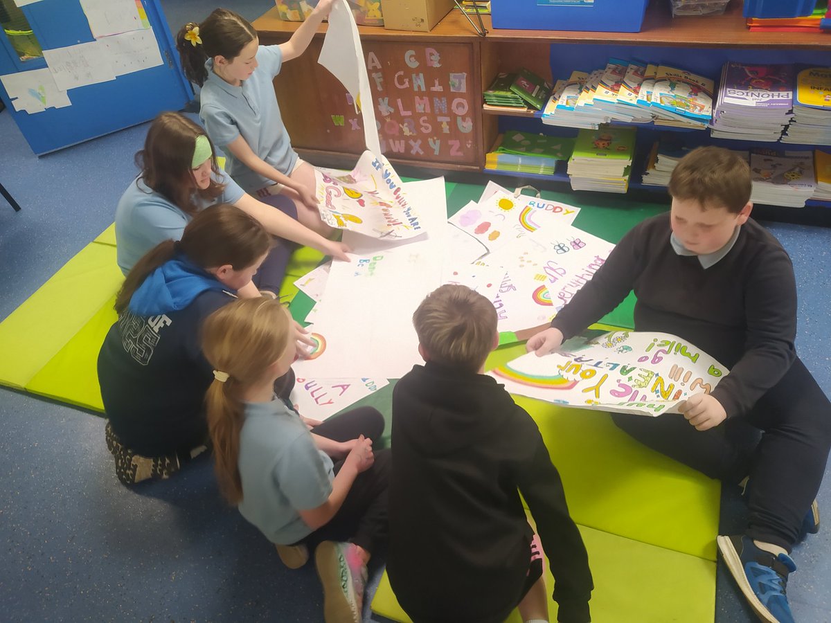 Croom National School (@croomschool) on Twitter photo Members of our Student Council are busy at work, sorting through the posters which will become part of our Child Friendly Bí Cineálta Anti-Bullying Policy. #studentvoice <a href="/oide_Ireland/">Oide Schools' Support Service, Ireland</a> <a href="/WellbeingIRL/">Wellbeing Ireland</a> Members of our Student Council are busy at work, sorting through the posters which will become part of our Child Friendly Bí Cineálta Anti-Bullying Policy. #studentvoice <a href="/oide_Ireland/">Oide Schools' Support Service, Ireland</a> <a href="/WellbeingIRL/">Wellbeing Ireland</a>