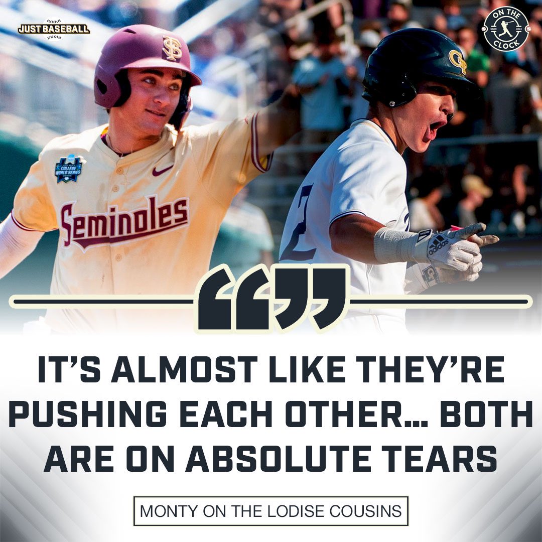 Alex and Kyle Lodise have been taking the ACC by storm!

Alex: .463/.504/.851, 10 2B, 2 3B, 11 HR, 47 RBI, 5 SB

Kyle: .393/.500/.863, 15 2B, 2 3B, 12 HR, 38 RBI, 7 SB

Monty broke down their incredible performances on our latest episode of On The Clock!