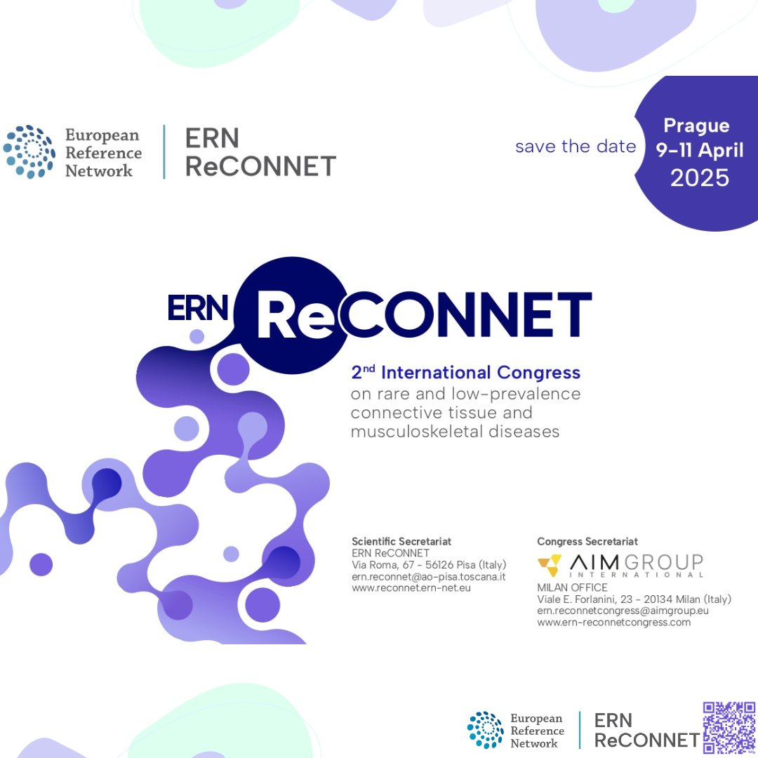 THE FULL PROGRAM OF THE 2nd ERN ReCONNET CONGRESS IS AVAILABLE ONLINE!
📷 Discover the latest advancements in research and clinical care
📷 Engage with top experts in the field
📷 Connect with colleagues from across Europe
Find the programme here: ern-reconnetcongress.com/topics