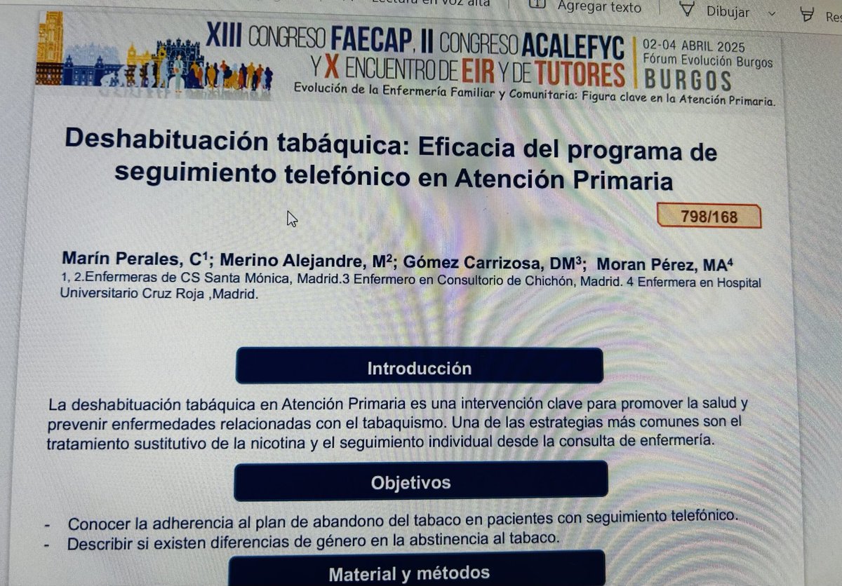 ❌Este año no hemos podido asistir de forma presencial al XIII Congreso Internacional de Enfermería Familiar y Comunitaria FAECAP, II Congreso ACALEFYC y X Encuentro de EIR y tutores. 🖥️ Estamos de forma virtual dando visibilidad a los cuidados desde la consulta de Enfermería.