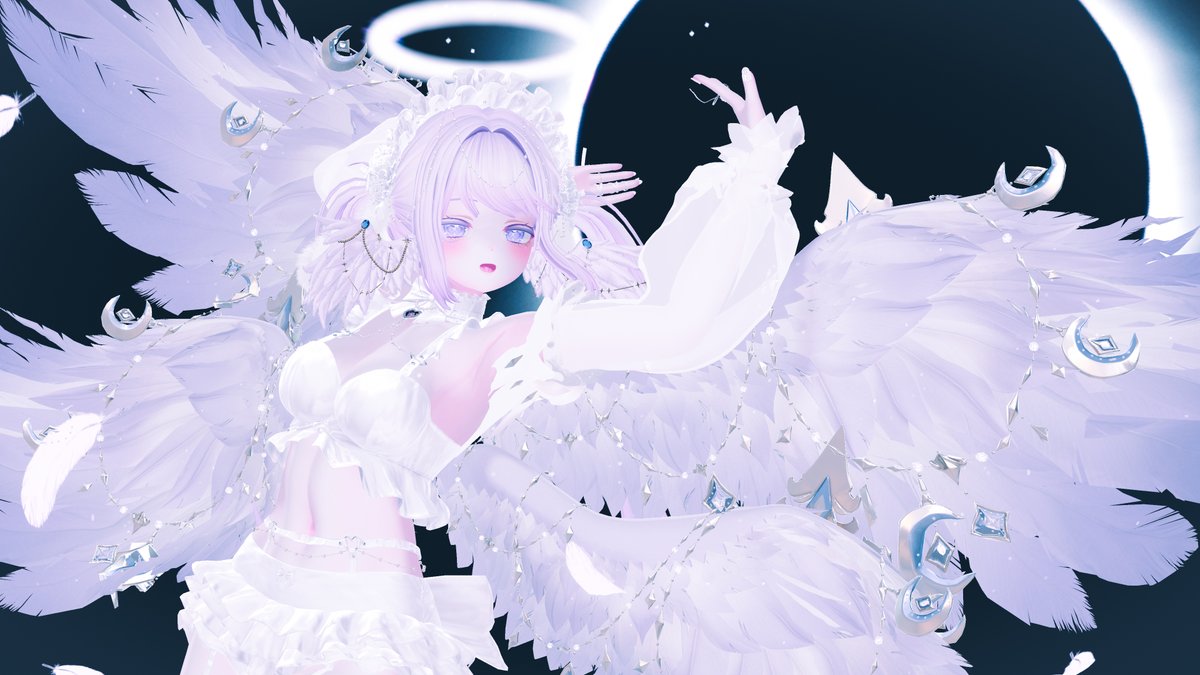 398la's tweet image. 天使ちゃん改変～🪽　#VRChat