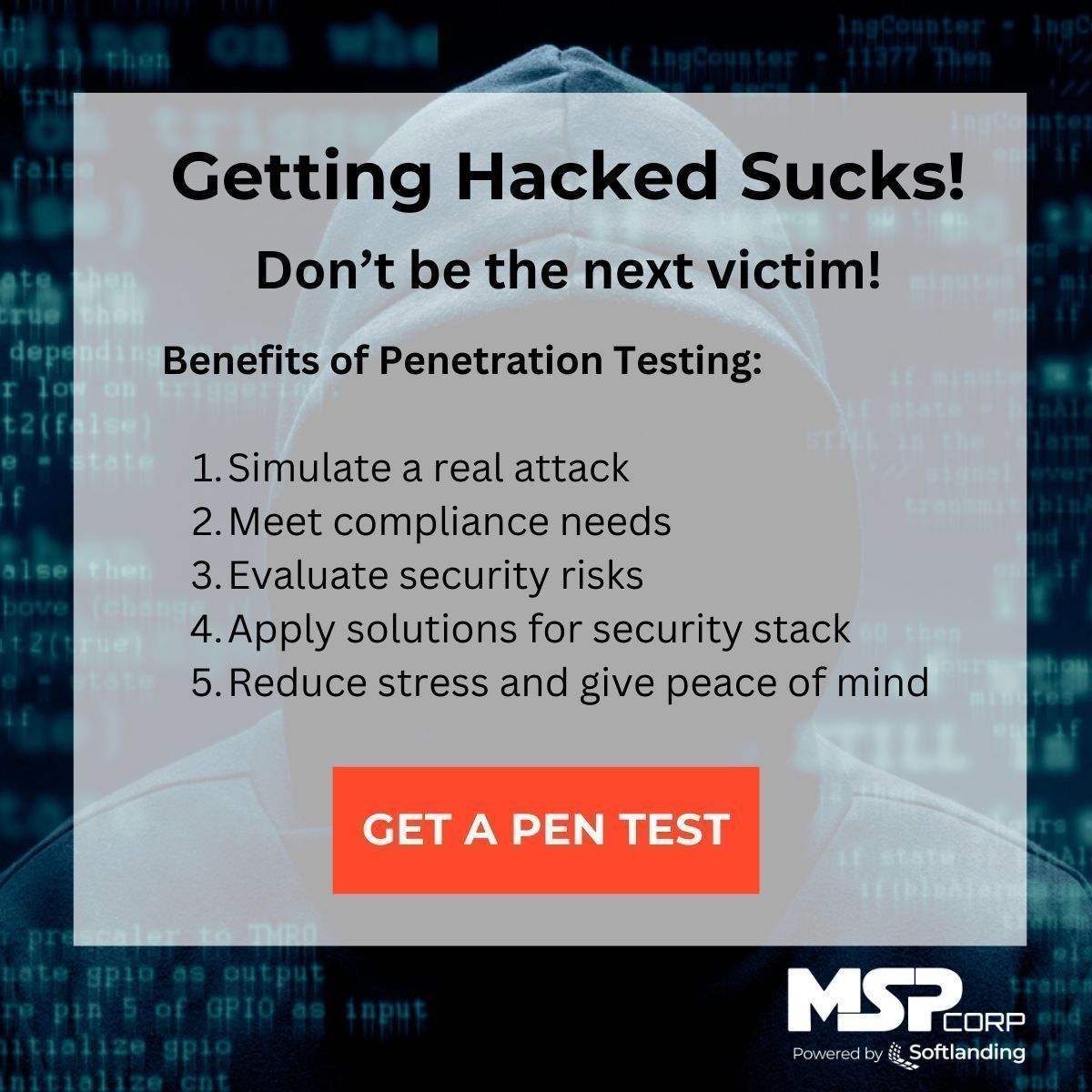 Softlanding offers penetration testing for just $500/month and a free Zero Trust Security Assessment until June 2025.🔒 

✅ Simulate attacks
✅ Meet compliance
✅ Identify risks
✅ Gain peace of mind

👉 Secure your business today: buff.ly/LnCiqa5