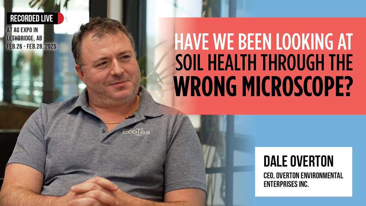 For decades, agriculture has focused on chemistry—fertilizers, pesticides, fungicides—while ignoring the biology that truly drives soil health. “Chemistry matters, but biology controls chemistry,” says Dale Overton of <a href="/EcoTea_Ag/">EcoTea™</a>. It’s time to rethink our approach.