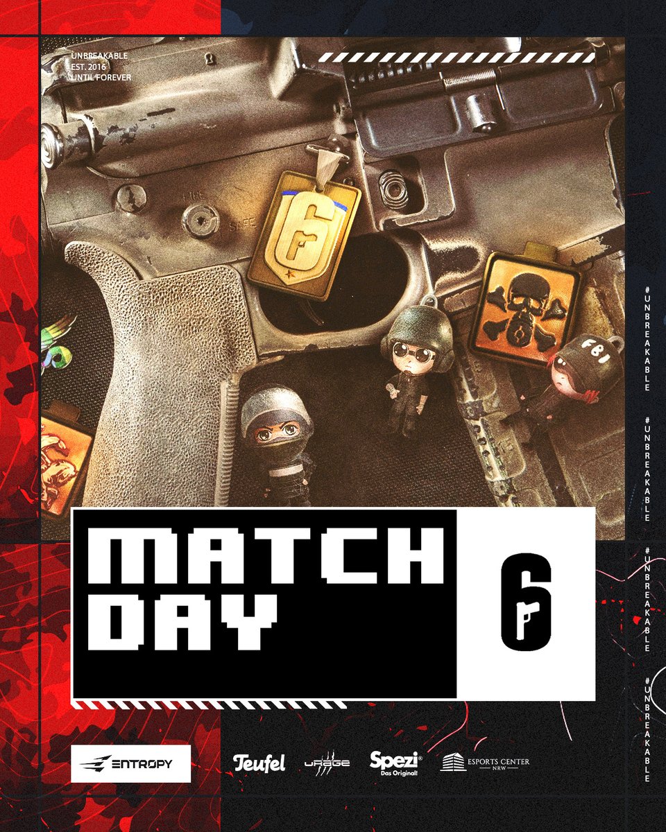 Entropy (@entropygaming) on Twitter photo Nachdem der letzte Spieltag im <a href="/RSXPL/">RSX Events</a> Major nicht so gut für uns gelaufen ist, wollen wir heute wieder angreifen und den Sieg holen! 🔥
🆚 <a href="/Nexus77Esports/">Nexus77 Esports</a>
🕖 20:00 | Best-of 3
#unbreakable Nachdem der letzte Spieltag im <a href="/RSXPL/">RSX Events</a> Major nicht so gut für uns gelaufen ist, wollen wir heute wieder angreifen und den Sieg holen! 🔥
🆚 <a href="/Nexus77Esports/">Nexus77 Esports</a>
🕖 20:00 | Best-of 3
#unbreakable