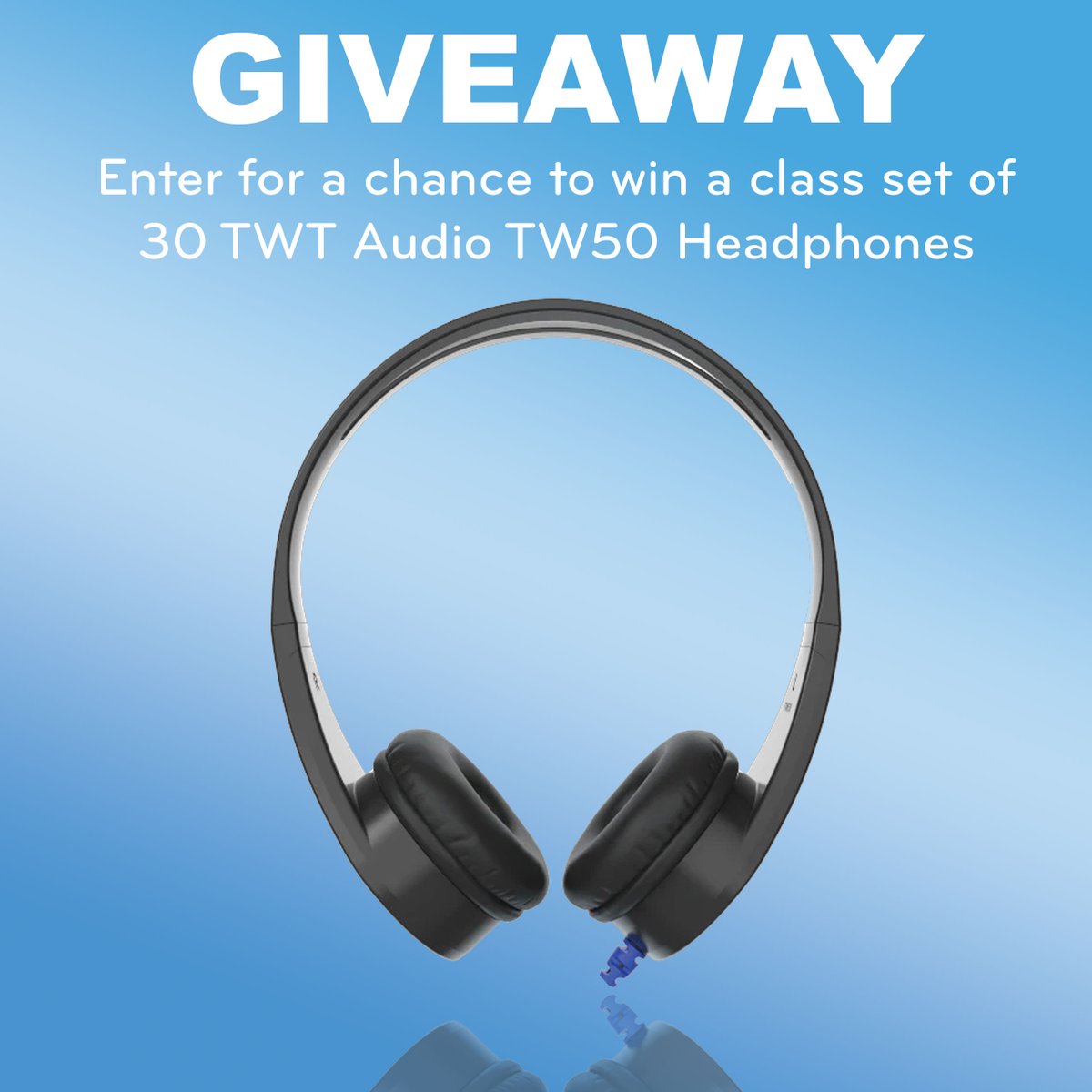 EncoreDataProd's tweet image. We are thrilled to announce that Encore is joining forces with TWT Audio for an exciting giveaway! Imagine a whole class set of 30 TW50 headphones at your disposal!