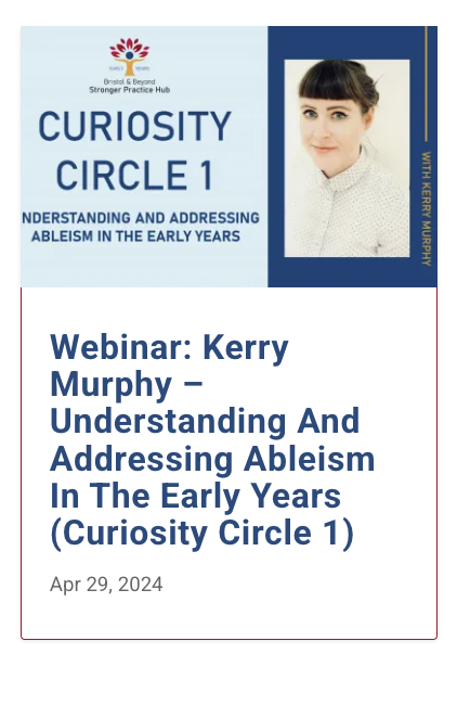 Recorded Webinar! Ready to watch whenever works for you. 

Understanding and addressing ableism in the early years... 

beyth.co.uk/2024/04/29/web…