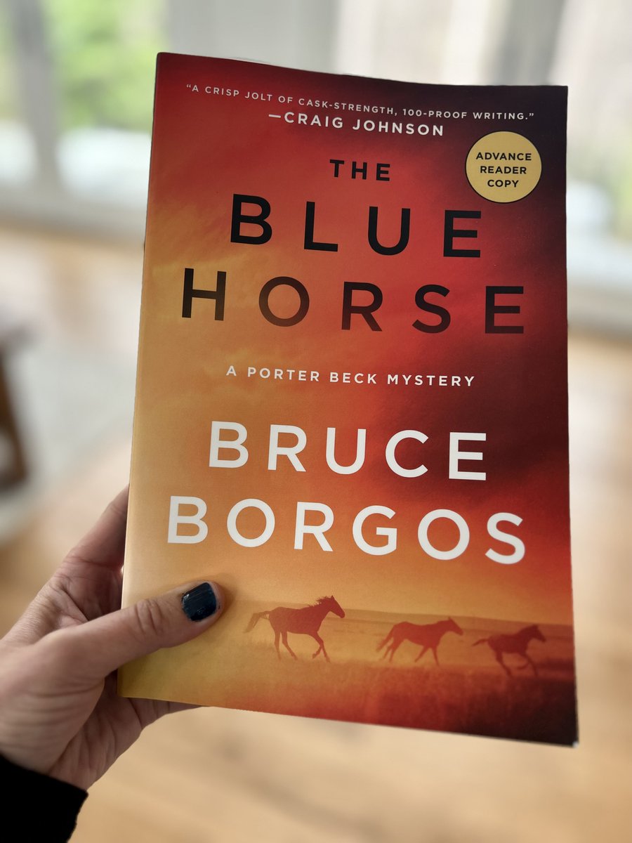 I.S. Berry | THE PEACOCK AND THE SPARROW (@isberryauthor) on Twitter photo Check this out! So lucky to get an advance copy of THE BLUE HORSE, #3 in the terrific acclaimed Porter Beck series by <a href="/BruceBorgos/">Bruce Borgos</a> (literally one of the nicest writers out there). Don't miss this (or his others)! Hits shelves 7/8/25. Check this out! So lucky to get an advance copy of THE BLUE HORSE, #3 in the terrific acclaimed Porter Beck series by <a href="/BruceBorgos/">Bruce Borgos</a> (literally one of the nicest writers out there). Don't miss this (or his others)! Hits shelves 7/8/25.