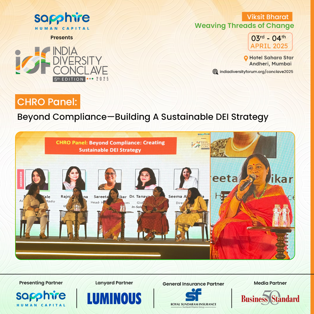 Indiadiversity1's tweet image. &quot;India inherently understands diversity—the challenge is true inclusion.&quot; – Seema Ahluwalia, @SoneparIndia 

Sustaining DEI goes beyond policies! 

#IDC2025 #HRForInclusion #DEILeadership