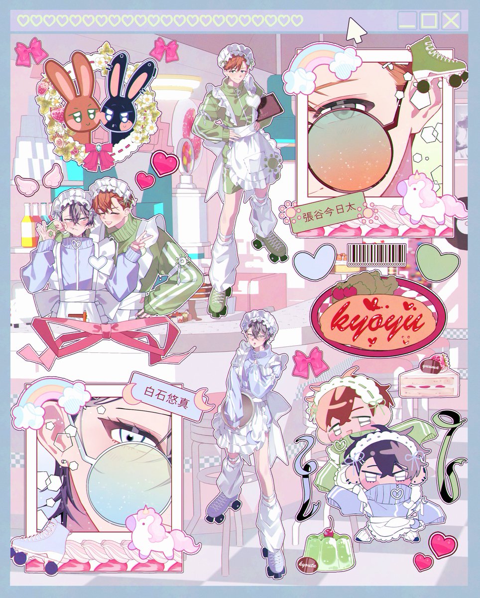 should28_cm's tweet image. [RT🩷] 일정 신청자 달성시 추첨 1페어 그려드립니다!  

🎀메이드 다이너 사이트입니다🎀

LD, SD가 포함된 져지 메이드 반고정틀 커미션입니다. 
선착순과 GL한정 할인 있습니다! 자세한 사항은 아래 크레페에서 확인해주세요~🍰🍰
크레페 | kre.pe/ymvb