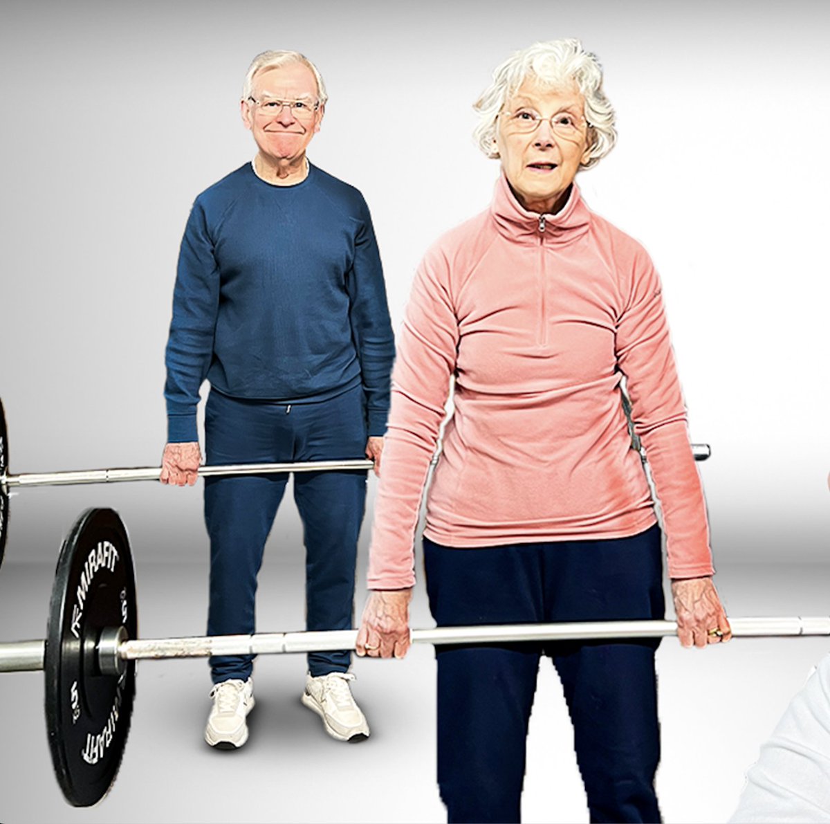 These two inspirations (my mum and dad 🥰) have spread hope to over 250K people in two weeks!
The response to our Rebuilding Mum and Dad series has been phenomenal.
Strength training is a must over 50 (at any age!) to retain your independence and protect your healthspan.
