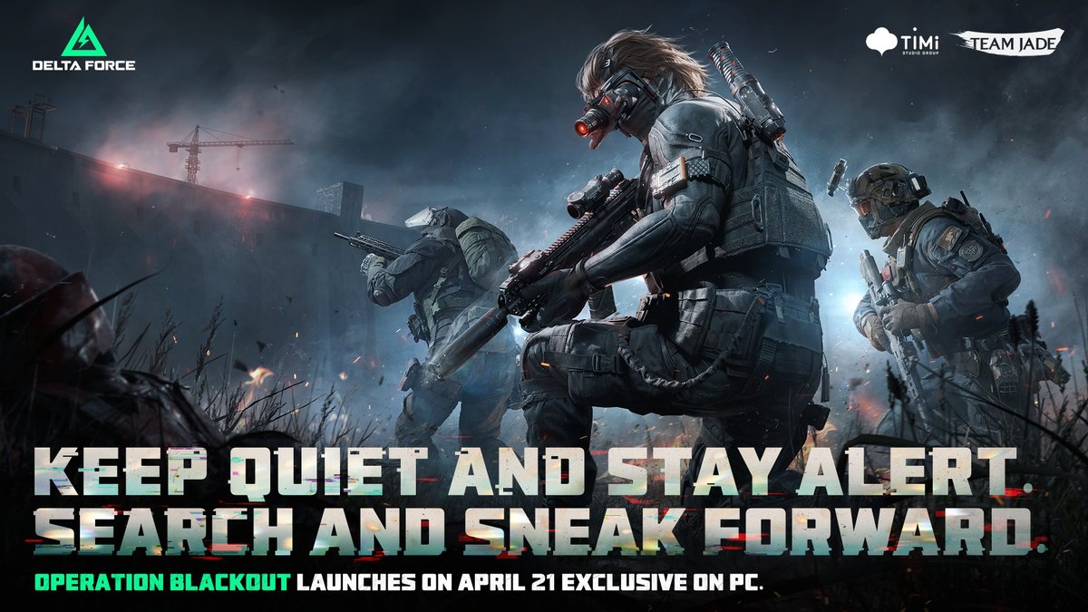 Darkness can be a curse to the unprepared, but a blessing to the untraceable.

New game mode Operation Blackout will be available April 21 exclusively on PC.

Any guesses on the gameplay?