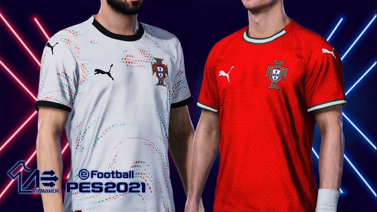 Hola amigos, ya está disponible para #PES2021 los nuevos kits 2025 de la selección de Portugal y lo pueden descargar en angaedca.jimdofree.com/kits-ps4/selec…      

Espero les guste.          
Saludos!