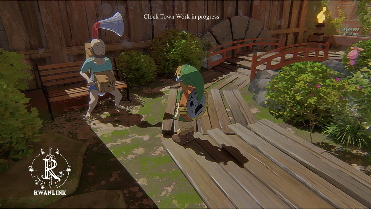 00RwanLink00's tweet image. Hi everyone! Just wanted to share two more work in progress screenshots from the new Zelda Majora's Mask video I'm working on 😊 It's been a really fun project so far, and I really hope you’ll enjoy the final video when it’s ready!
#MajorasMask25th #ClockTown #UnrealEngine5…