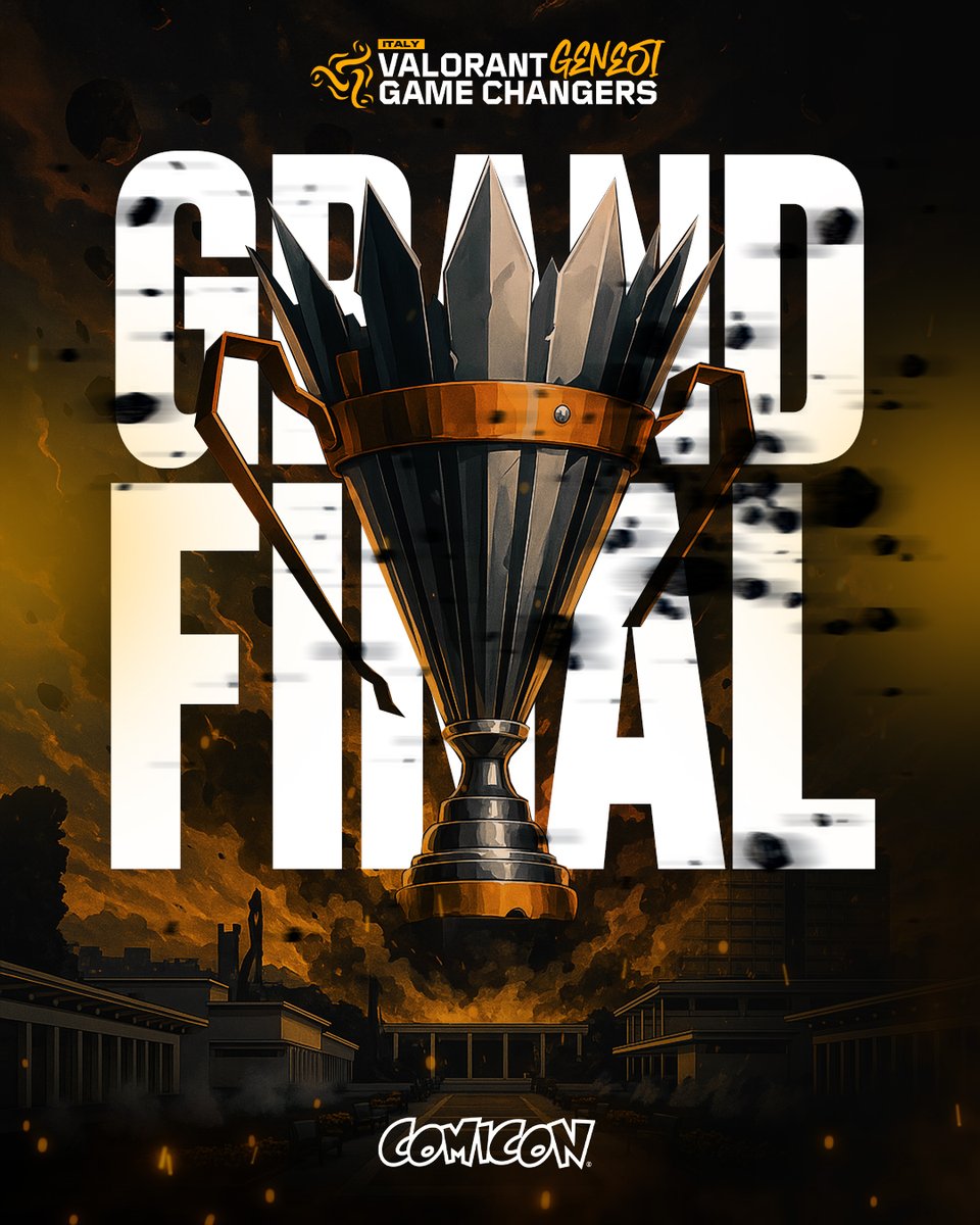 🏆 LA FINALE È QUI 🏆

🔥 Dopo aver acceso il palco di Bergamo la scorsa stagione, #GameChangersItaly Genesi arriva a Napoli per la sua epica conclusione.

🗓 Il 4 maggio, sul nuovissimo Esports Stage - Pad. 6 di <a href="/comiconitalia/">COMICON</a> , scopriremo chi conquisterà il titolo.

👑 Chi