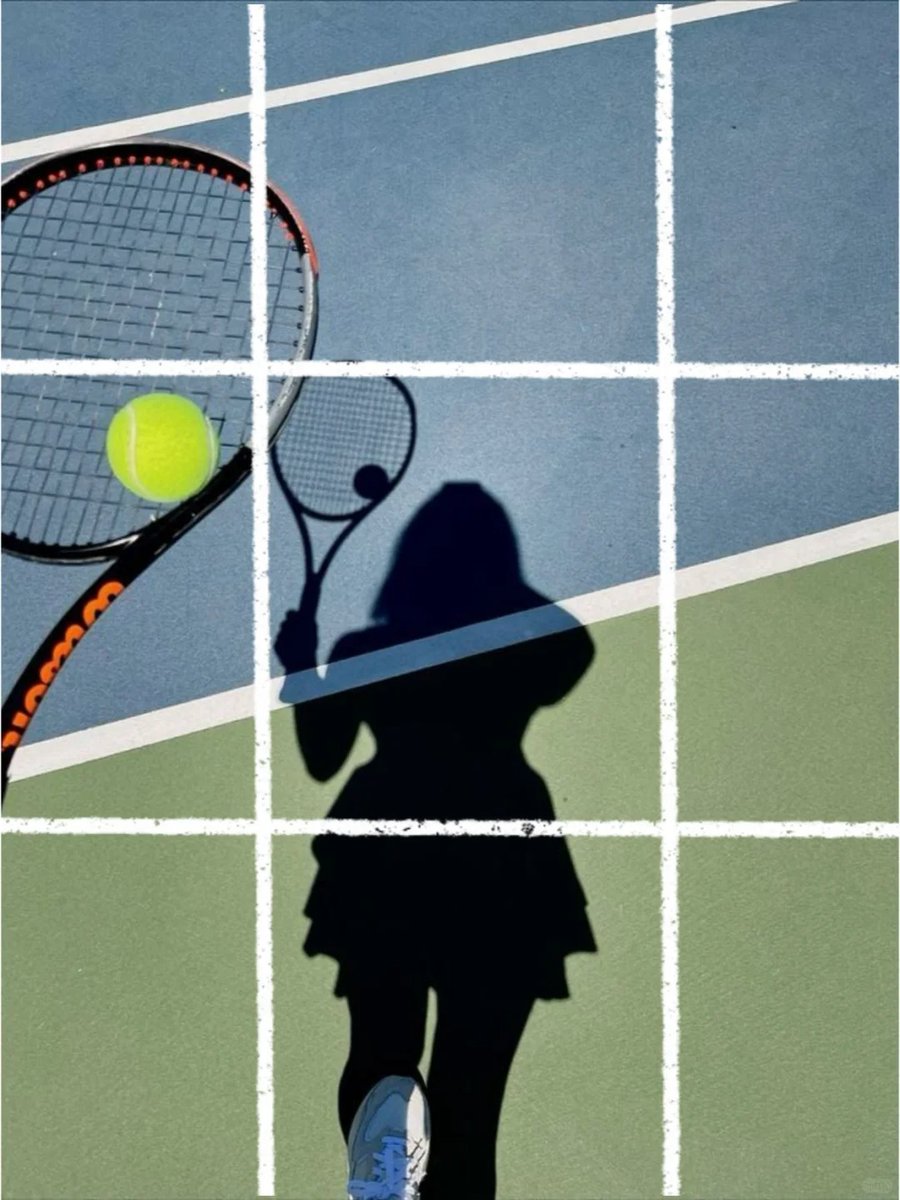 "Love the game, love the challenge, love the court. 🎾💪"