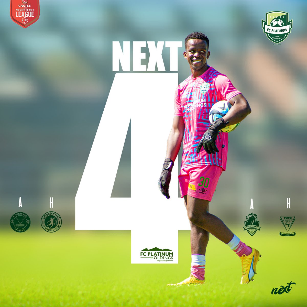 April is our field of glory—where every kick counts and victory never hits pause! ⚽🏆

#FBC Holdings
#cellmedhealthfund
#PlatinumHoldings
#AllianceHealth
#pureplatinumplay
#TheAfricanDream